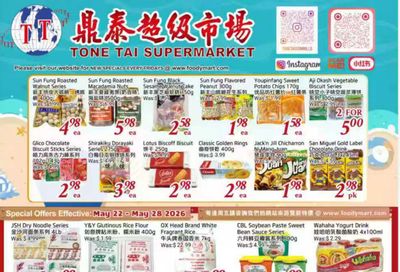 Tone Tai Supermarket Flyer May 22 to 28