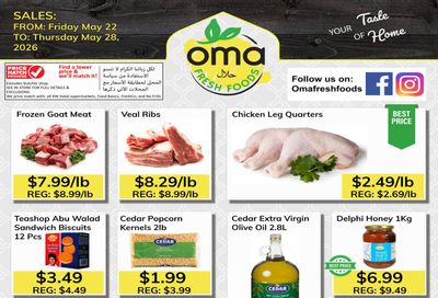 Oma Fresh Foods Flyer May 22 to 28