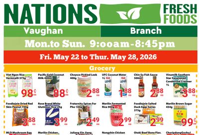 Nations Fresh Foods (Vaughan) Flyer May 22 to 28