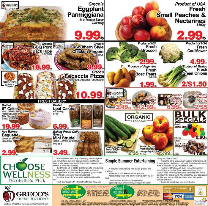 Greco's Fresh Market Flyer May 22 to June 4