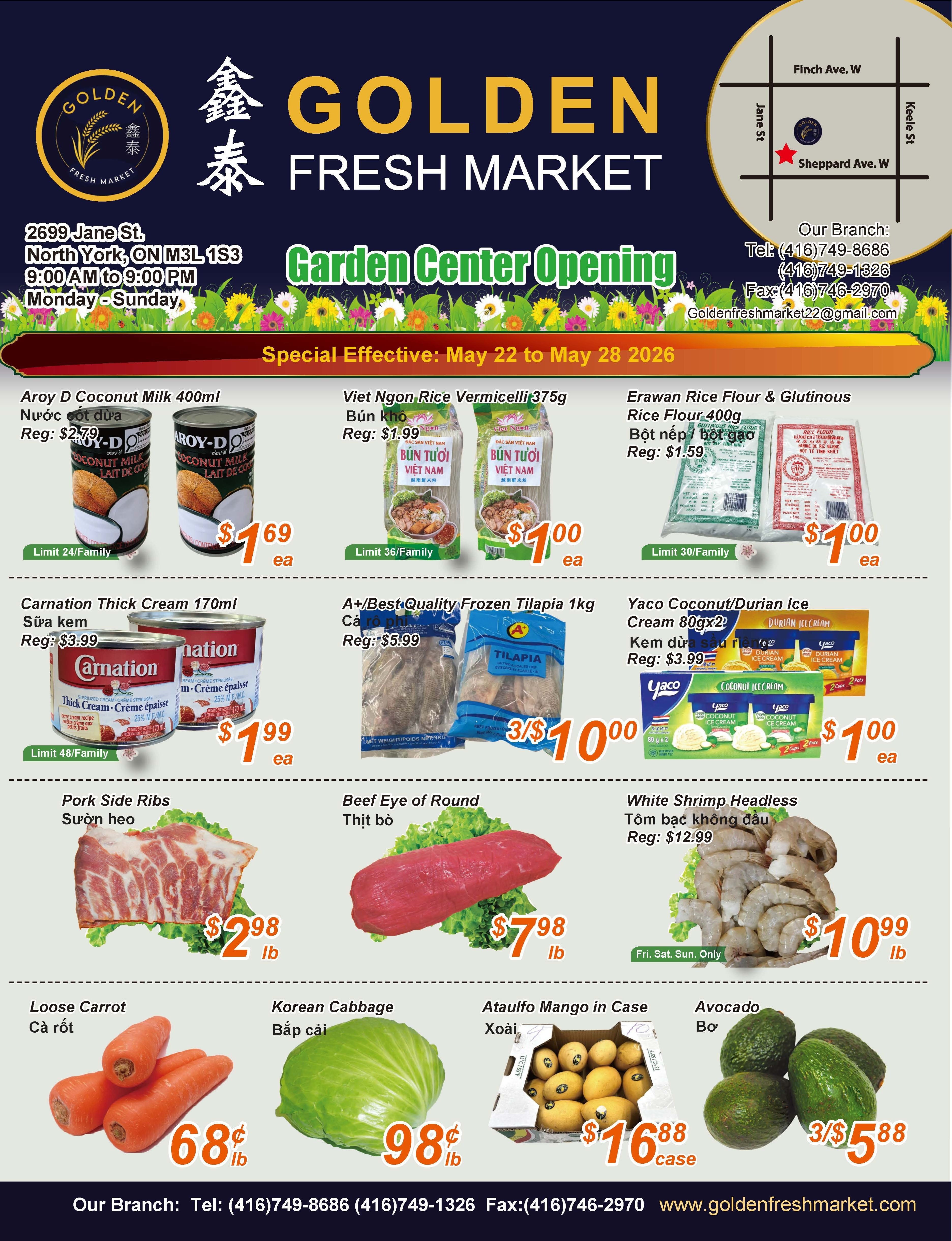 Golden Fresh Market Flyer May 22 to 28