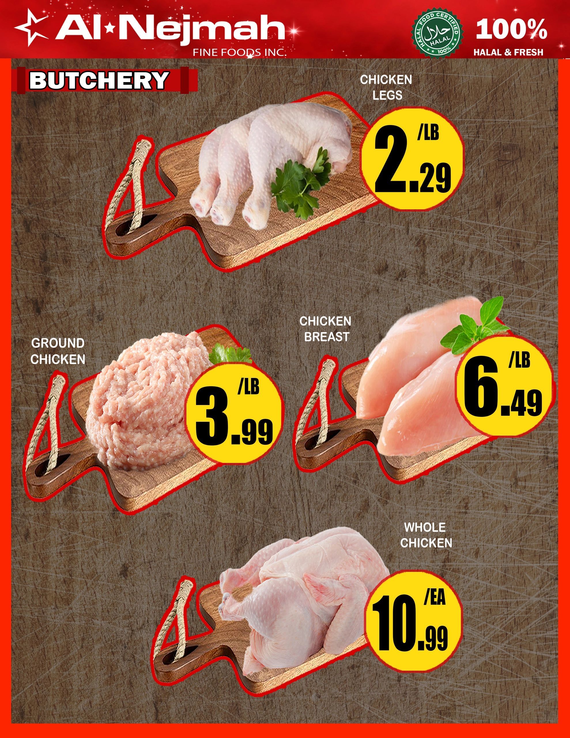 Alnejmah Fine Foods Inc. Flyer May 22 to 28