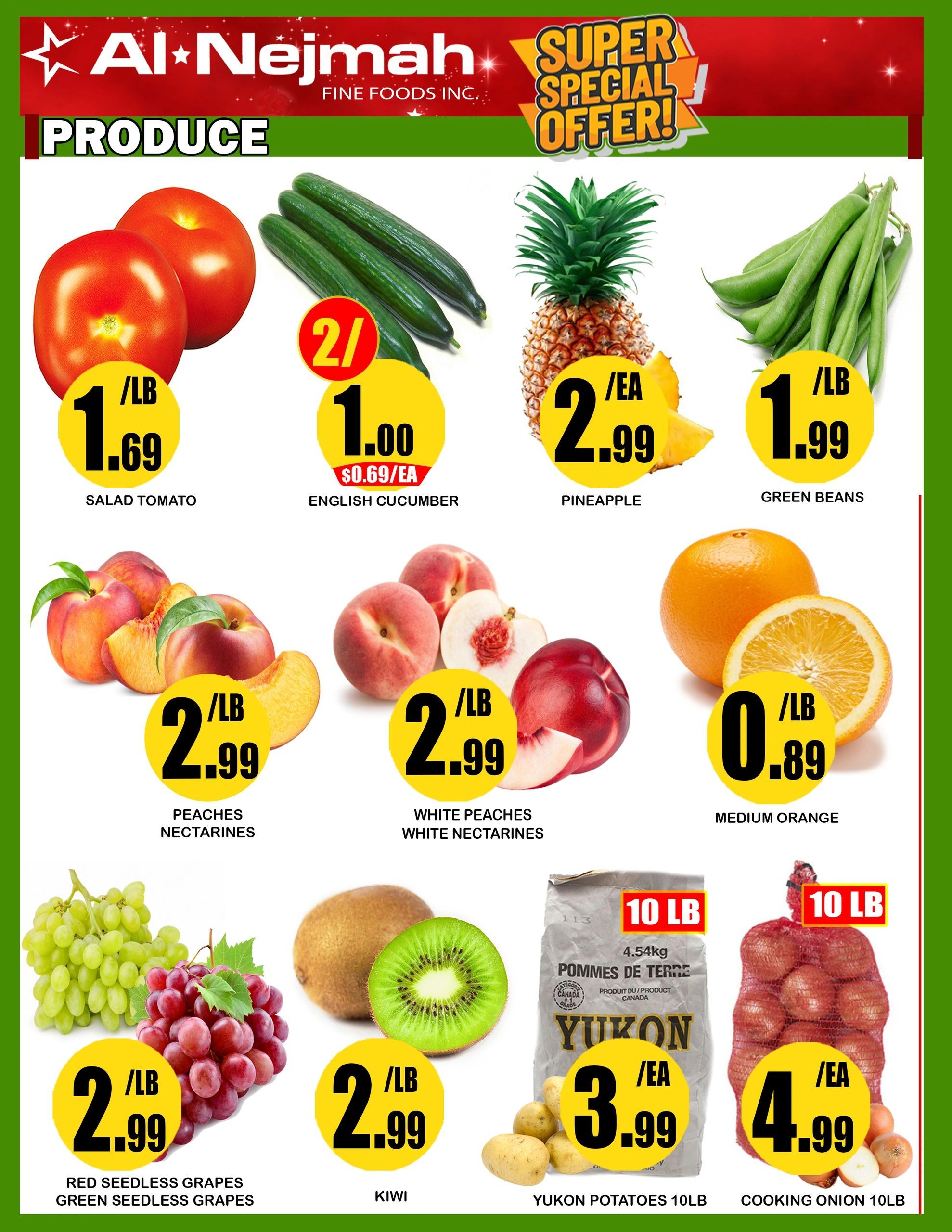 Alnejmah Fine Foods Inc. Flyer May 22 to 28