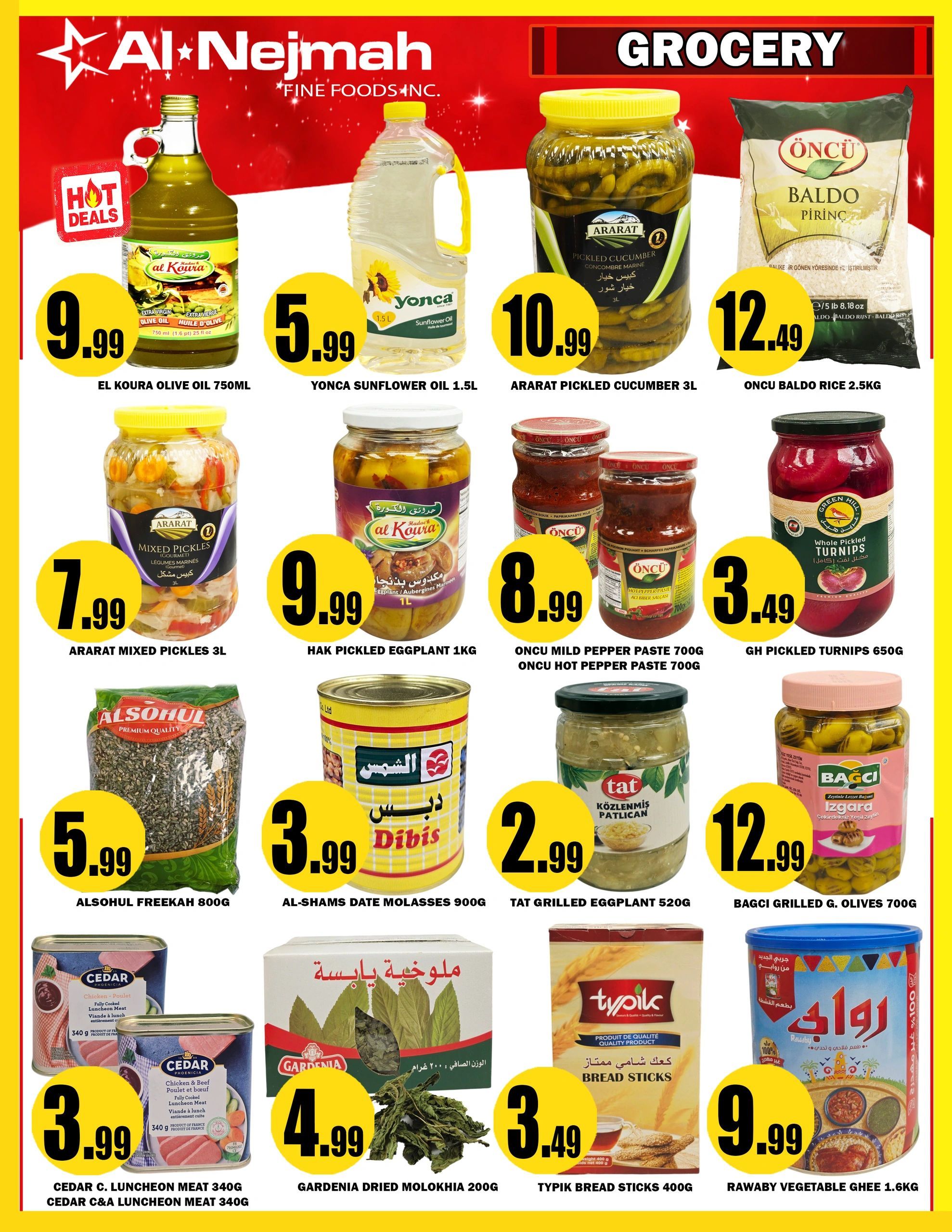 Alnejmah Fine Foods Inc. Flyer May 22 to 28
