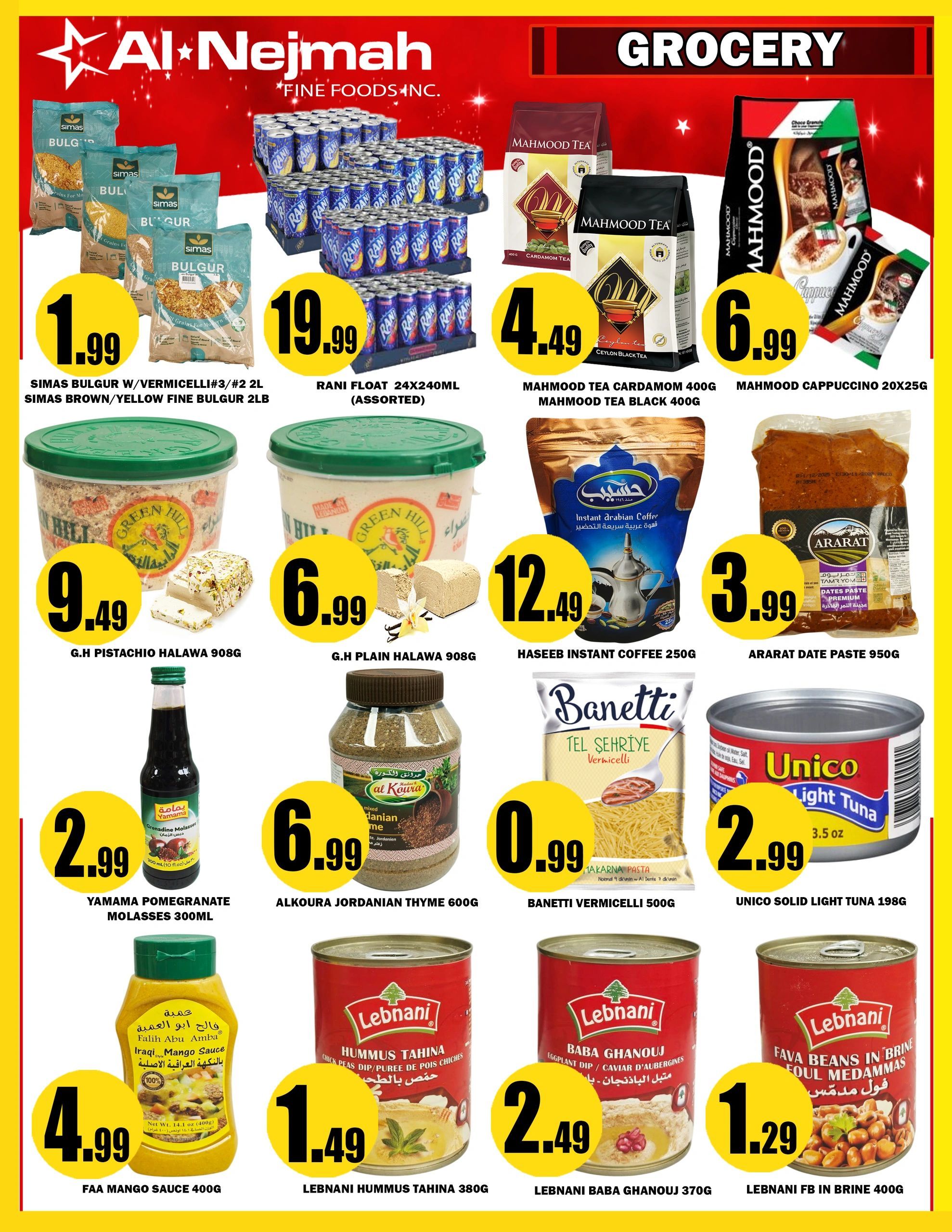 Alnejmah Fine Foods Inc. Flyer May 22 to 28