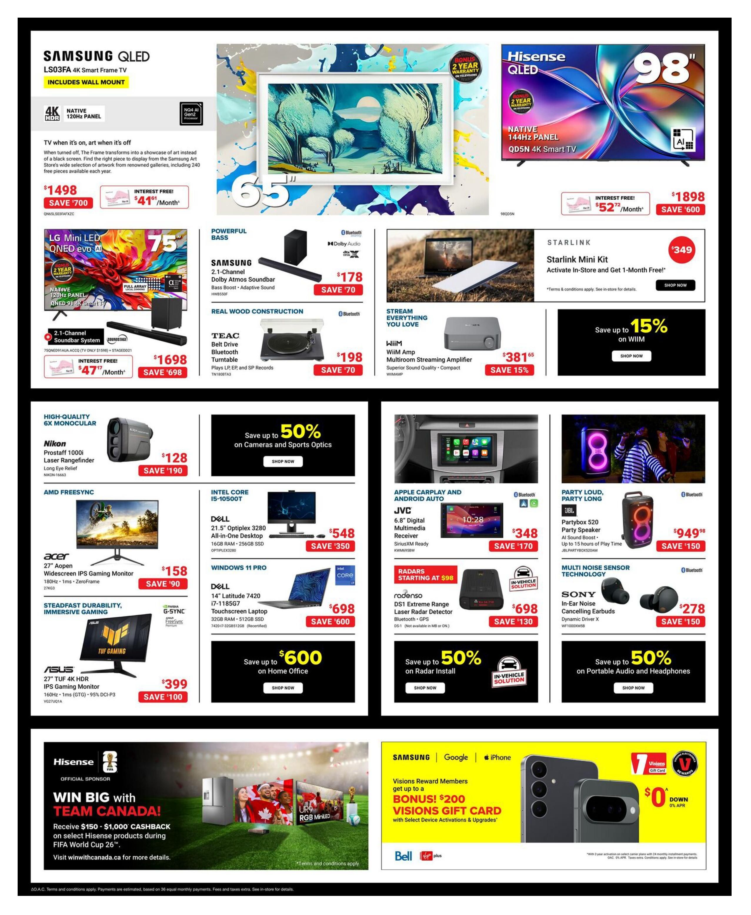 Visions Electronics Flyer May 22 to 28