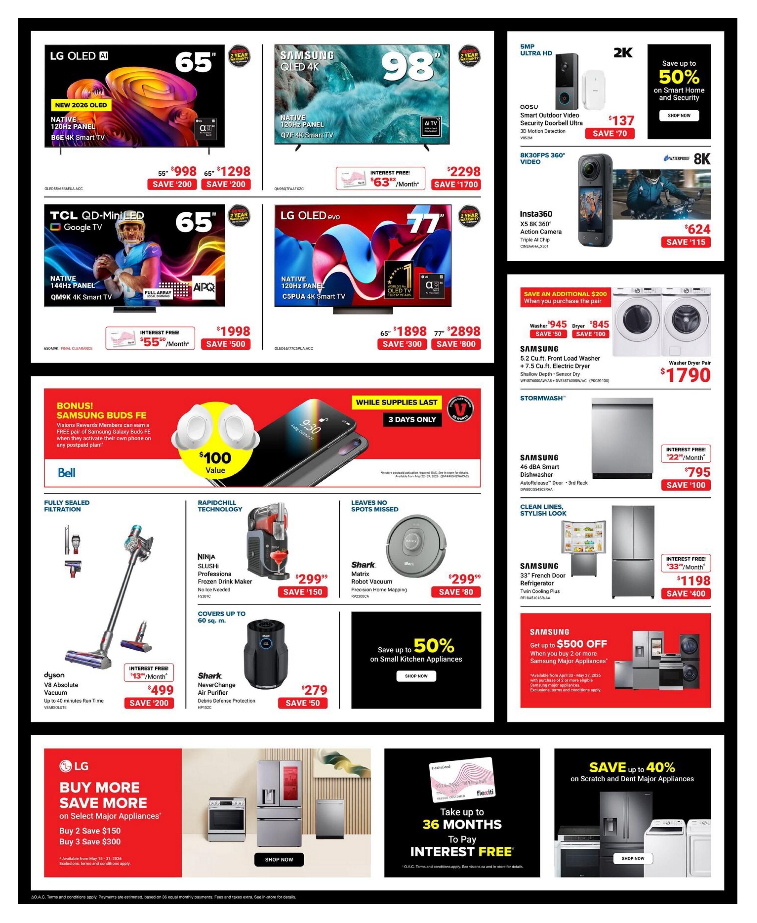 Visions Electronics Flyer May 22 to 28