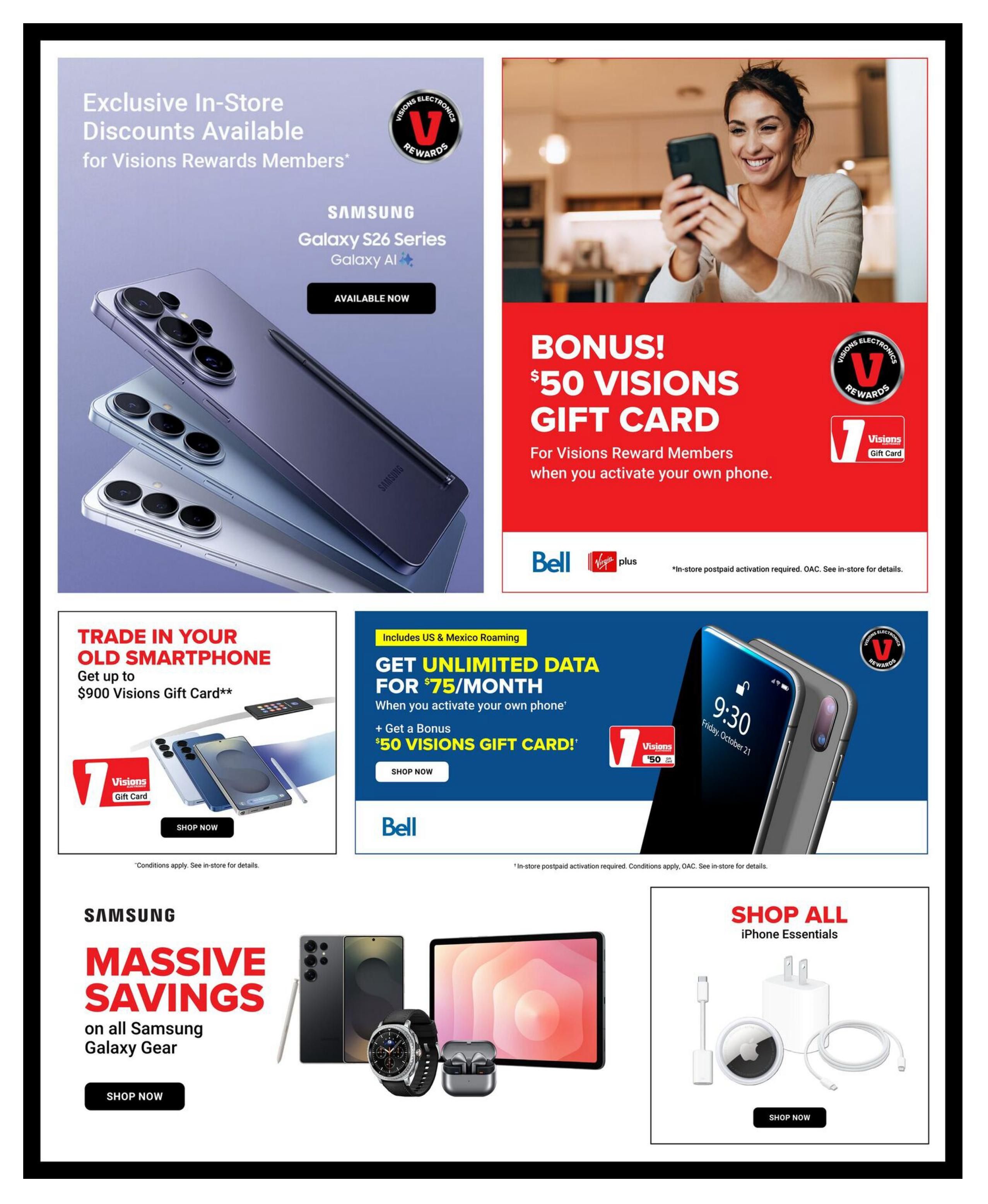 Visions Electronics Flyer May 22 to 28
