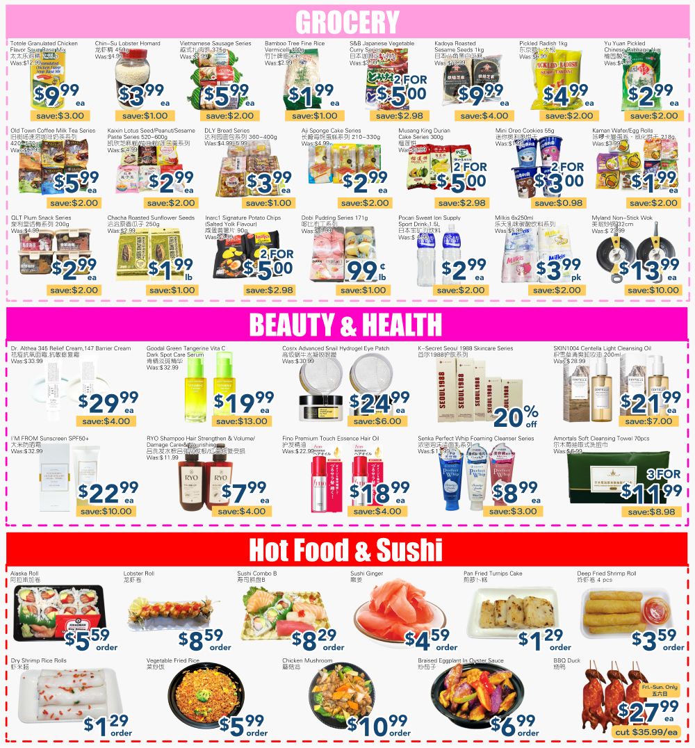 Oceans Fresh Food Market (Mississauga) Flyer May 22 to 28
