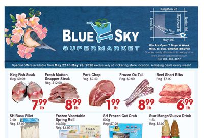 Blue Sky Supermarket (Pickering) Flyer May 22 to 28