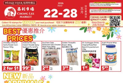 Chong Lee Market Flyer May 22 to 28