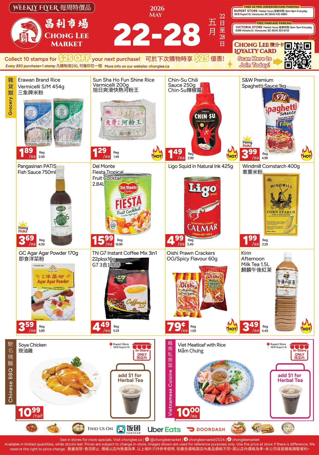 Chong Lee Market Flyer May 22 to 28