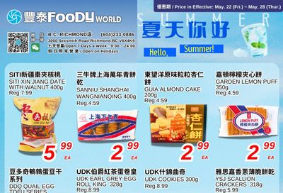 Foody World (Richmond, BC) Flyer May 22 to 28
