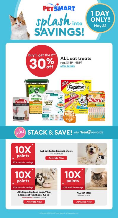 PetSmart Flyer May 22 to 24