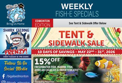 Big Al's (Edmonton) Weekly Specials May 22 to 31