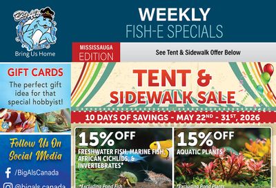 Big Al's (Mississauga) Weekly Specials May 22 to 31