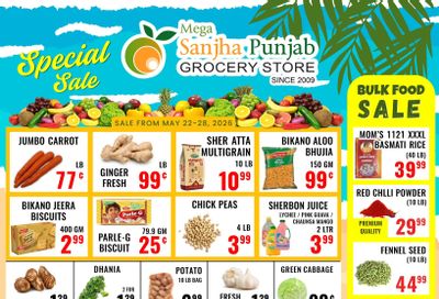 Sanjha Punjab Grocery Store Flyer May 22 to 28
