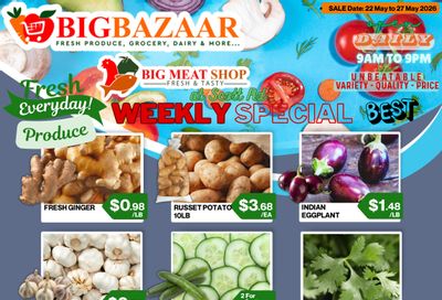 Big Bazaar Canada Flyer May 22 to 27