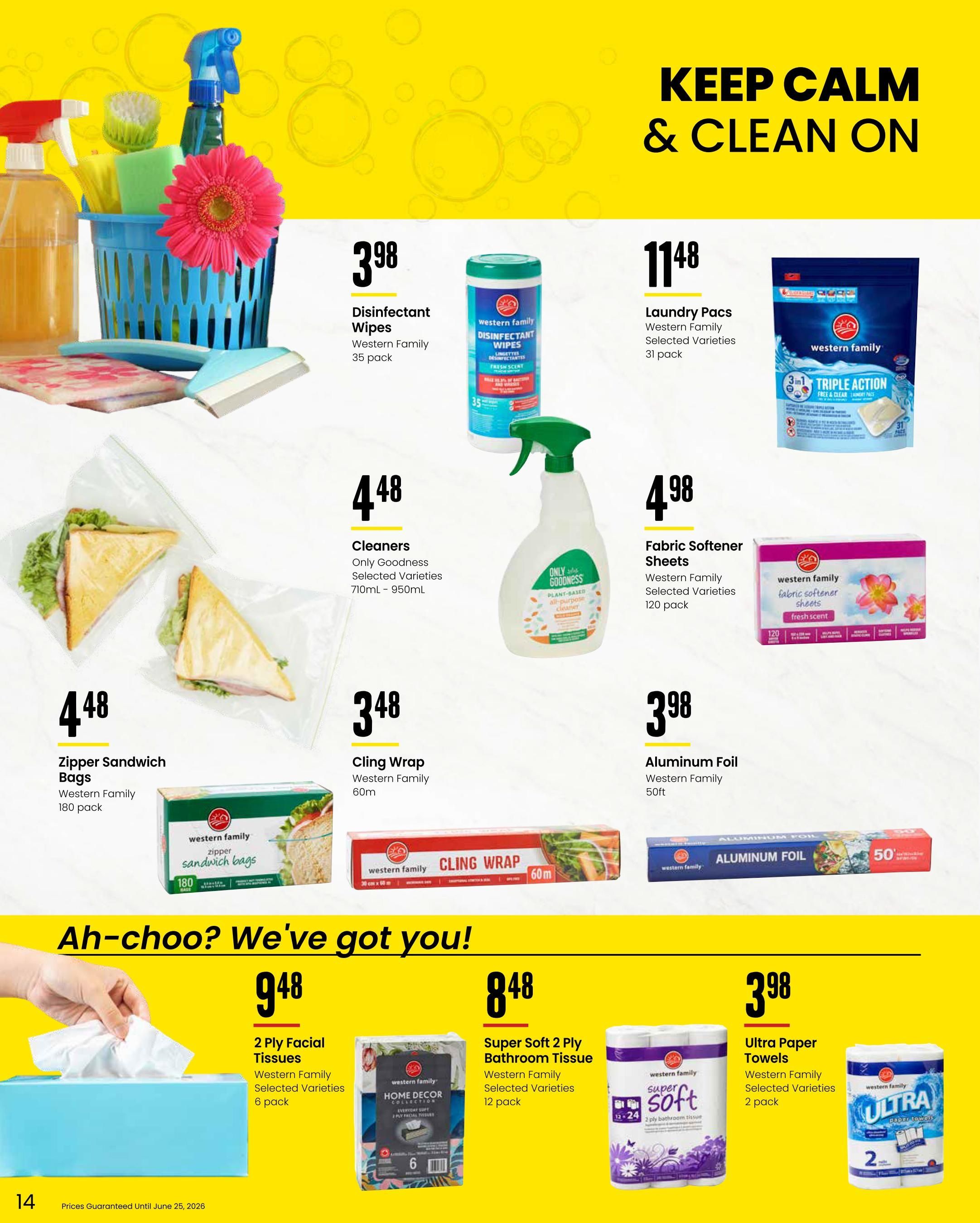 Freson Bros. Family Essentials Flyer May 29 to June 25
