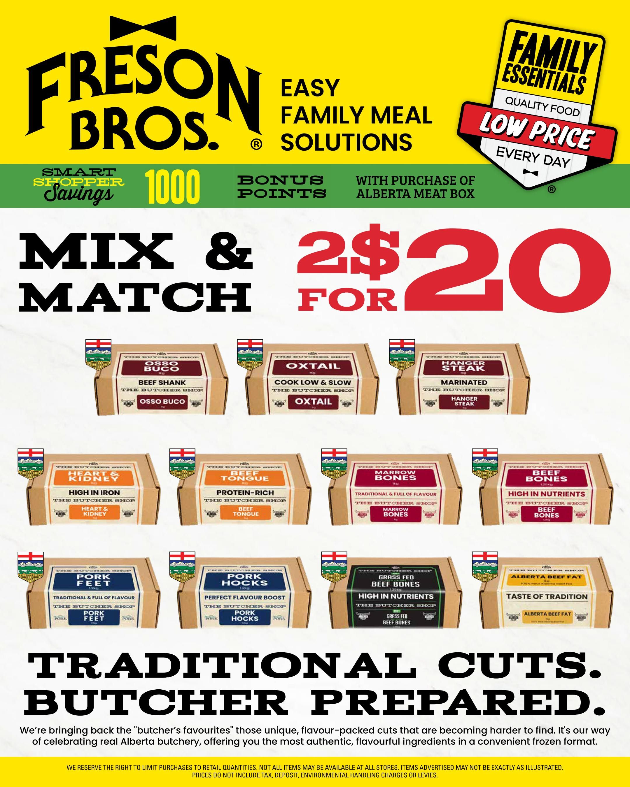 Freson Bros. Family Essentials Flyer May 29 to June 25