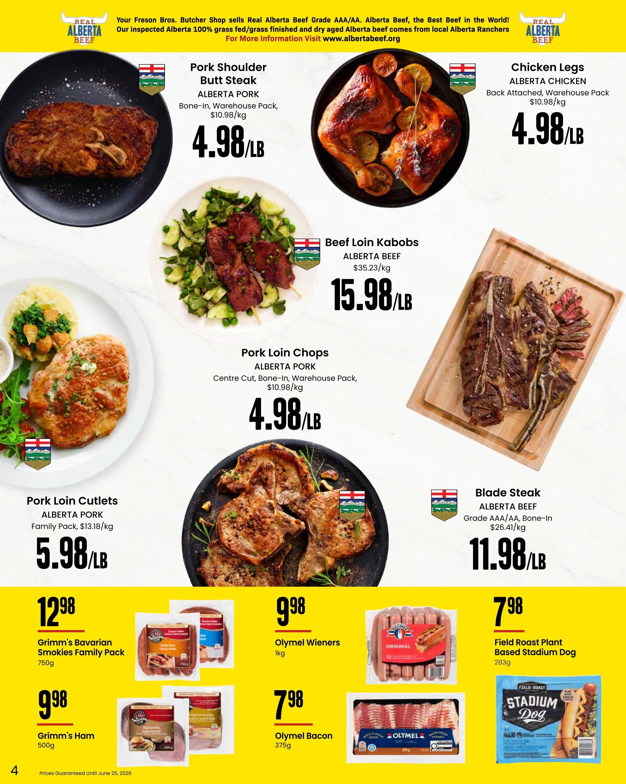 Freson Bros. Family Essentials Flyer May 29 to June 25