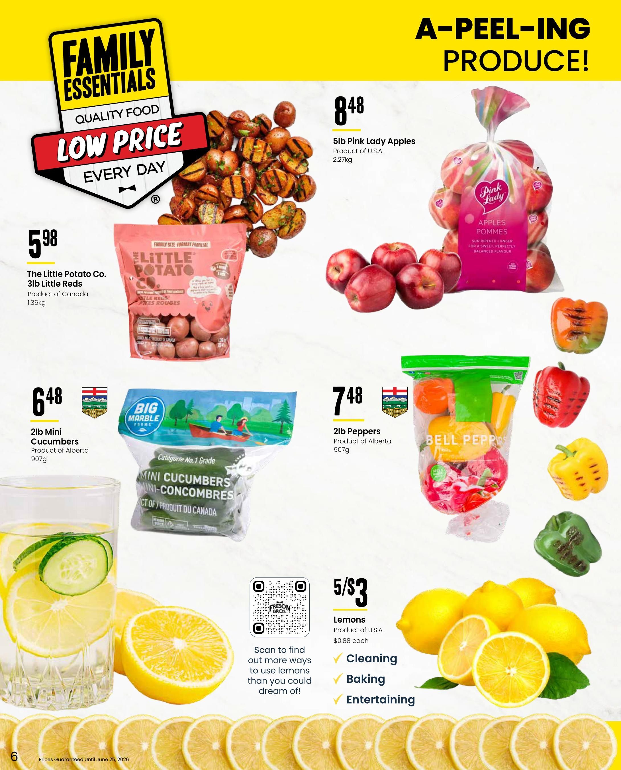 Freson Bros. Family Essentials Flyer May 29 to June 25