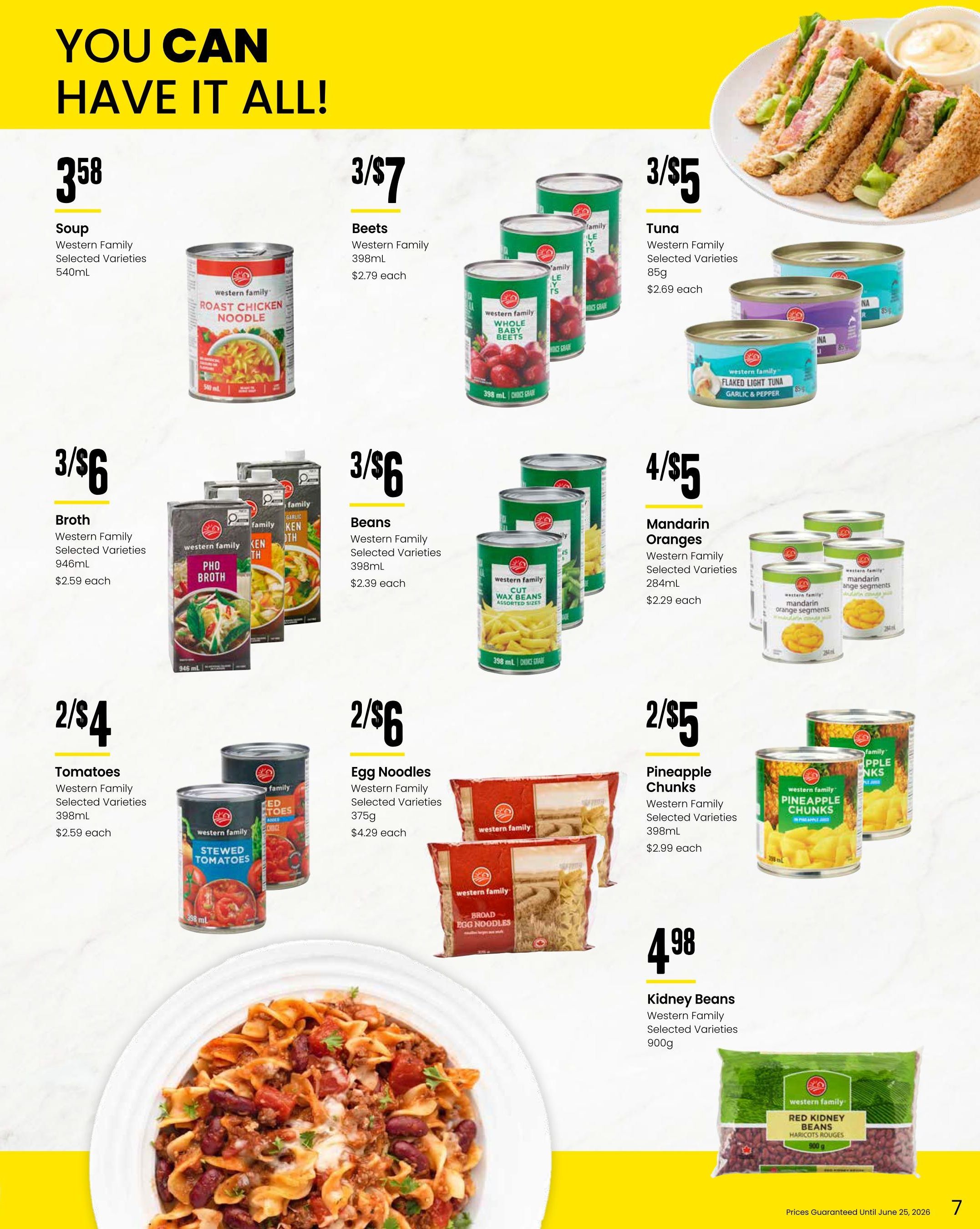 Freson Bros. Family Essentials Flyer May 29 to June 25