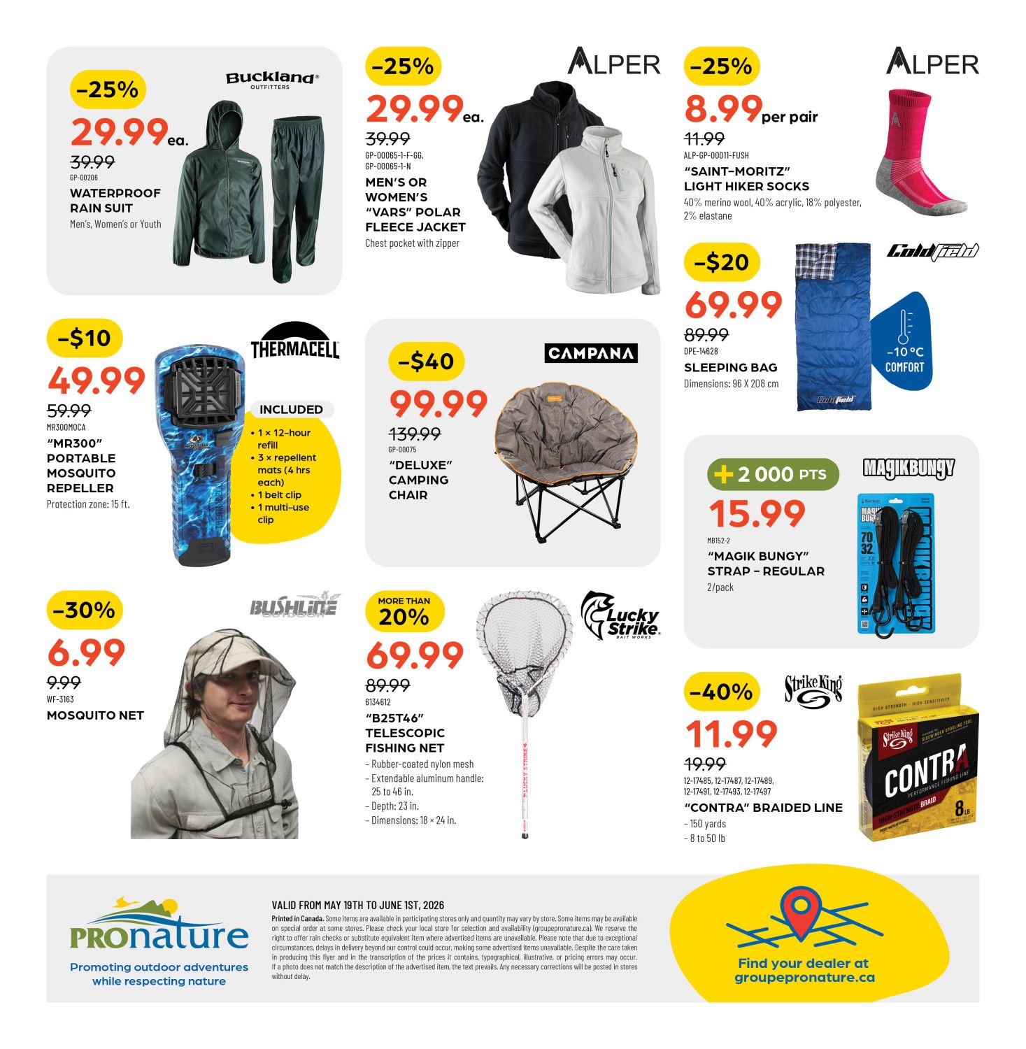 Pronature Flyer May 19 to June 1