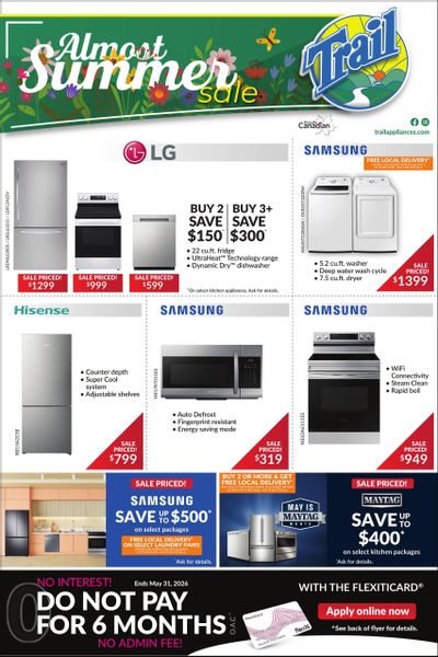 Trail Appliances (AB & SK) Flyer May 21 to 27