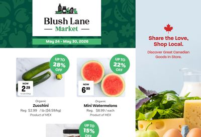 Blush Lane Organic Market Flyer May 24 to 30