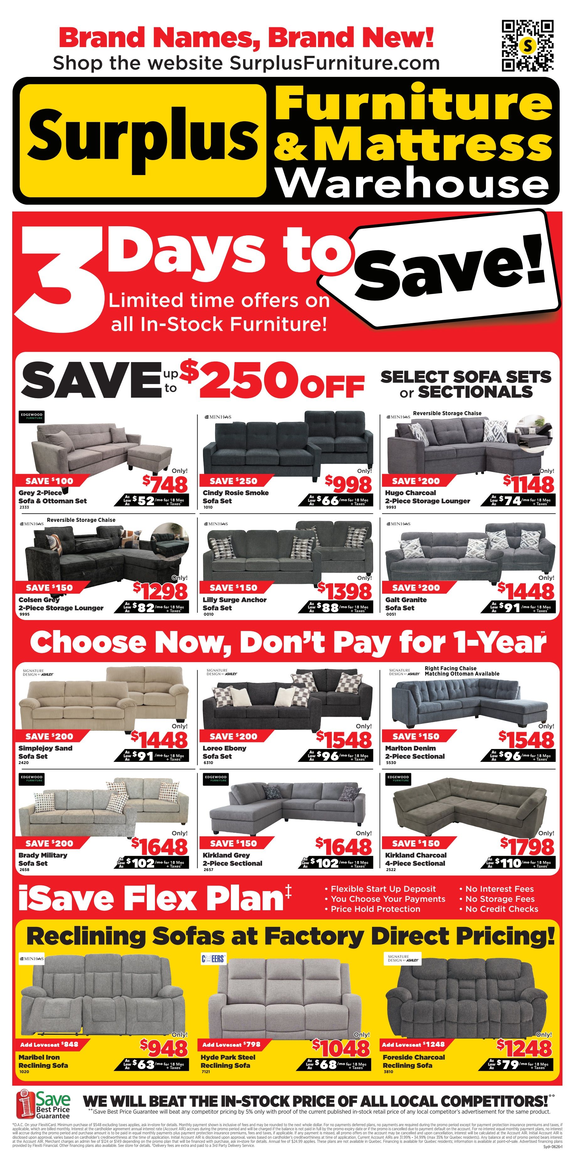 Surplus Furniture & Mattress Warehouse (Sydney) Flyer May 25 to 31