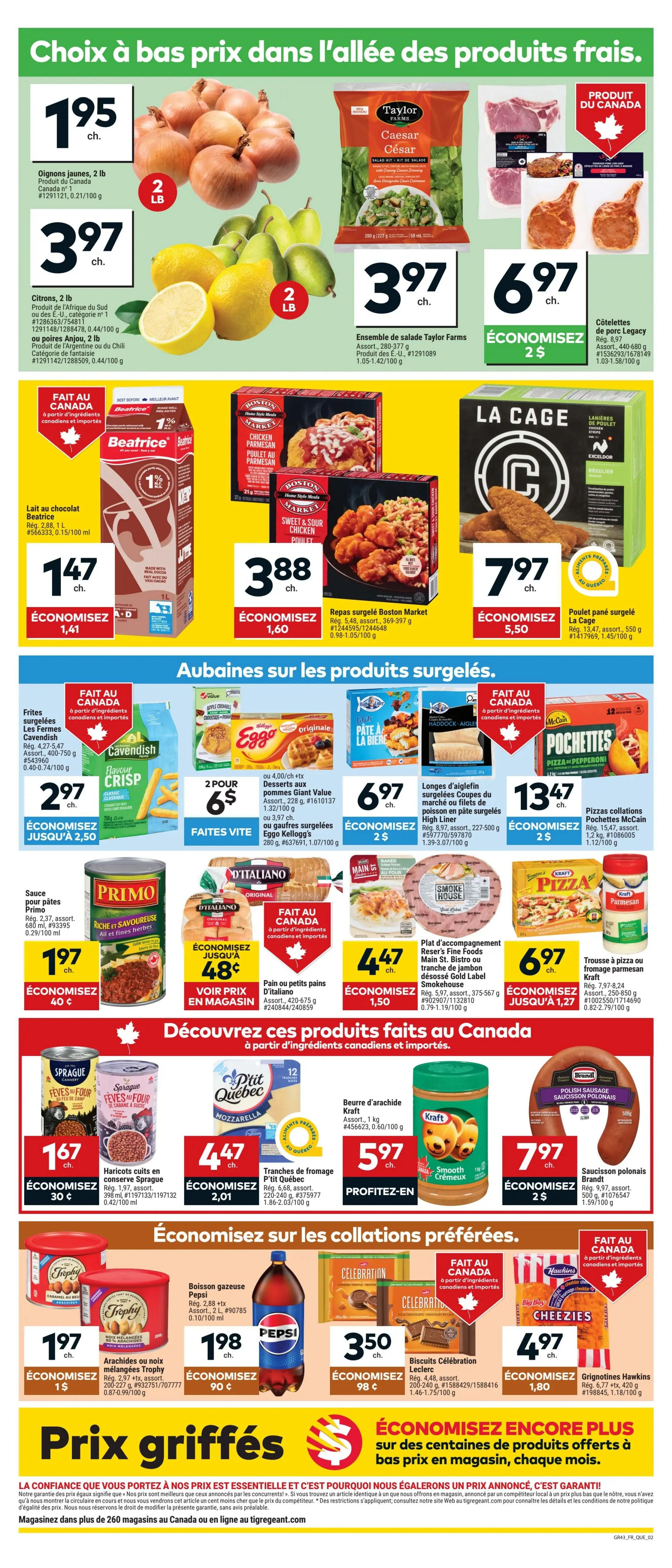 Tigre Géant Flyer May 27 to June 2