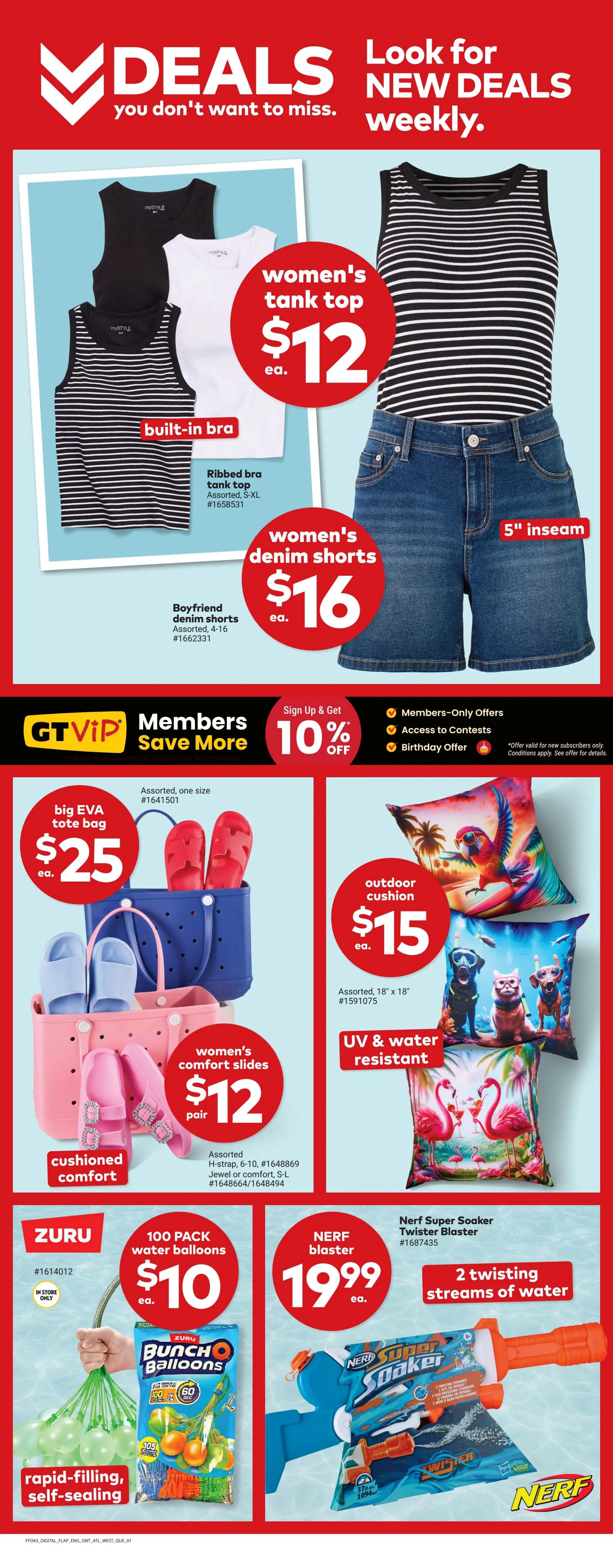 Giant Tiger (Atlantic) Flyer May 27 to June 2
