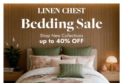 Linen Chest Flyer May 27 to June 21
