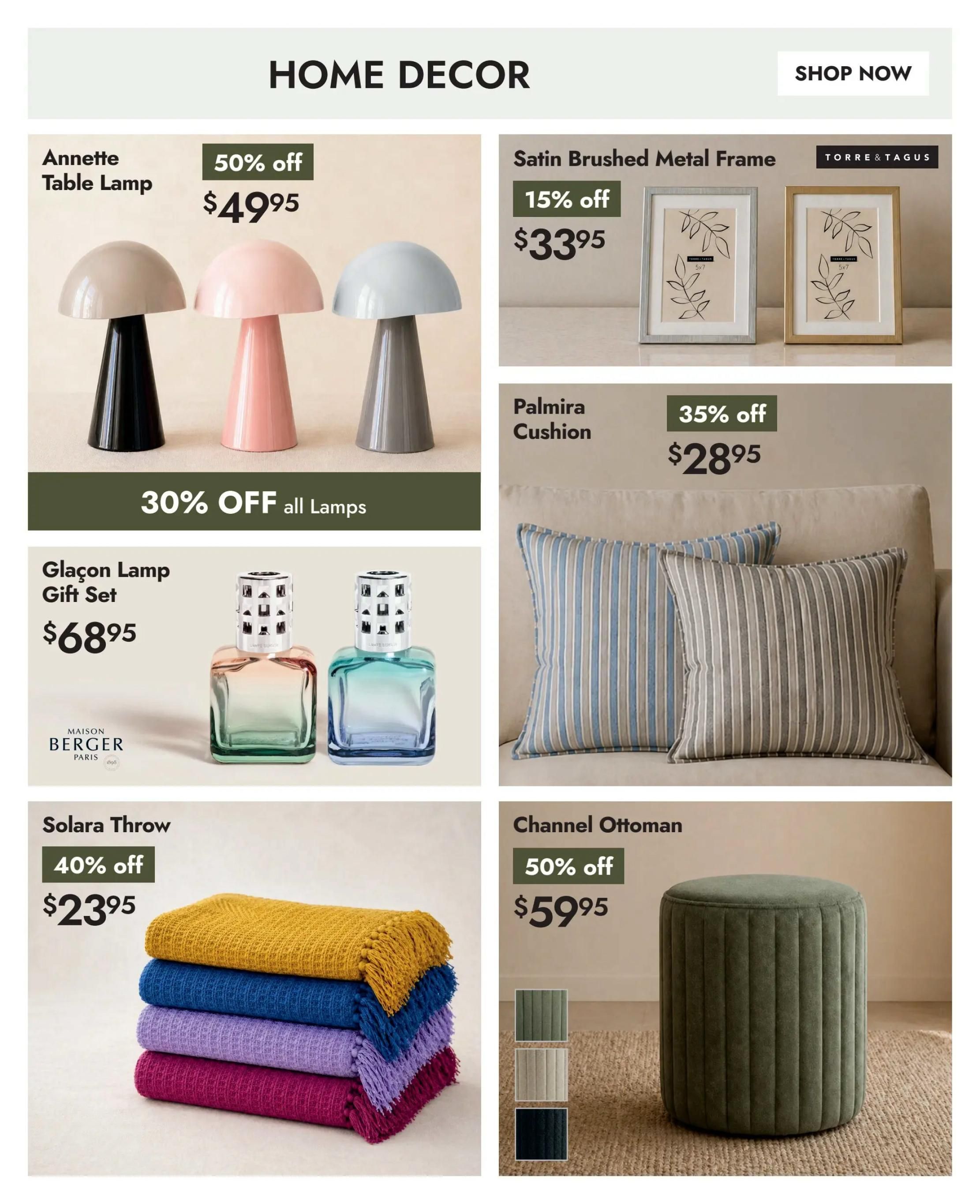 Linen Chest Flyer May 27 to June 21