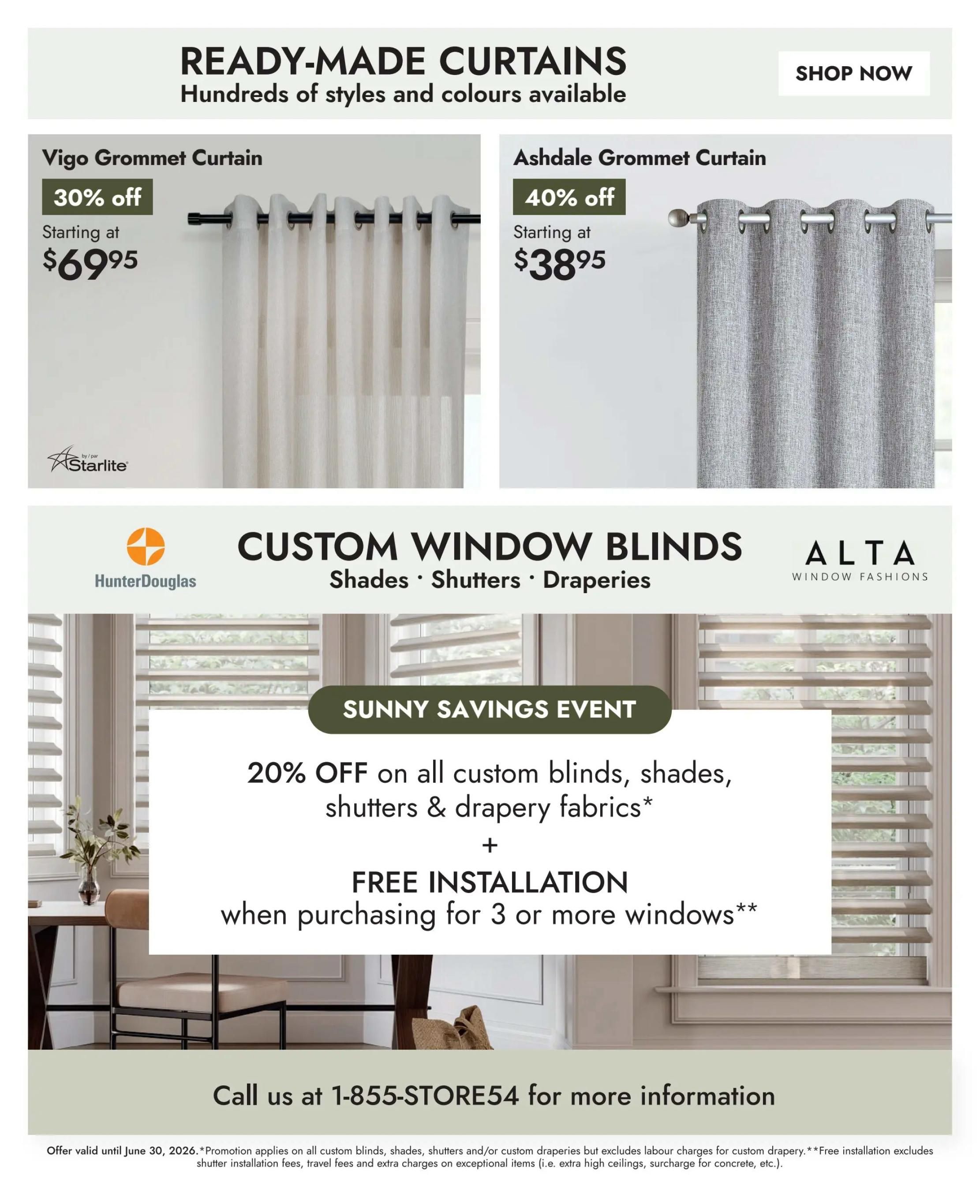 Linen Chest Flyer May 27 to June 21