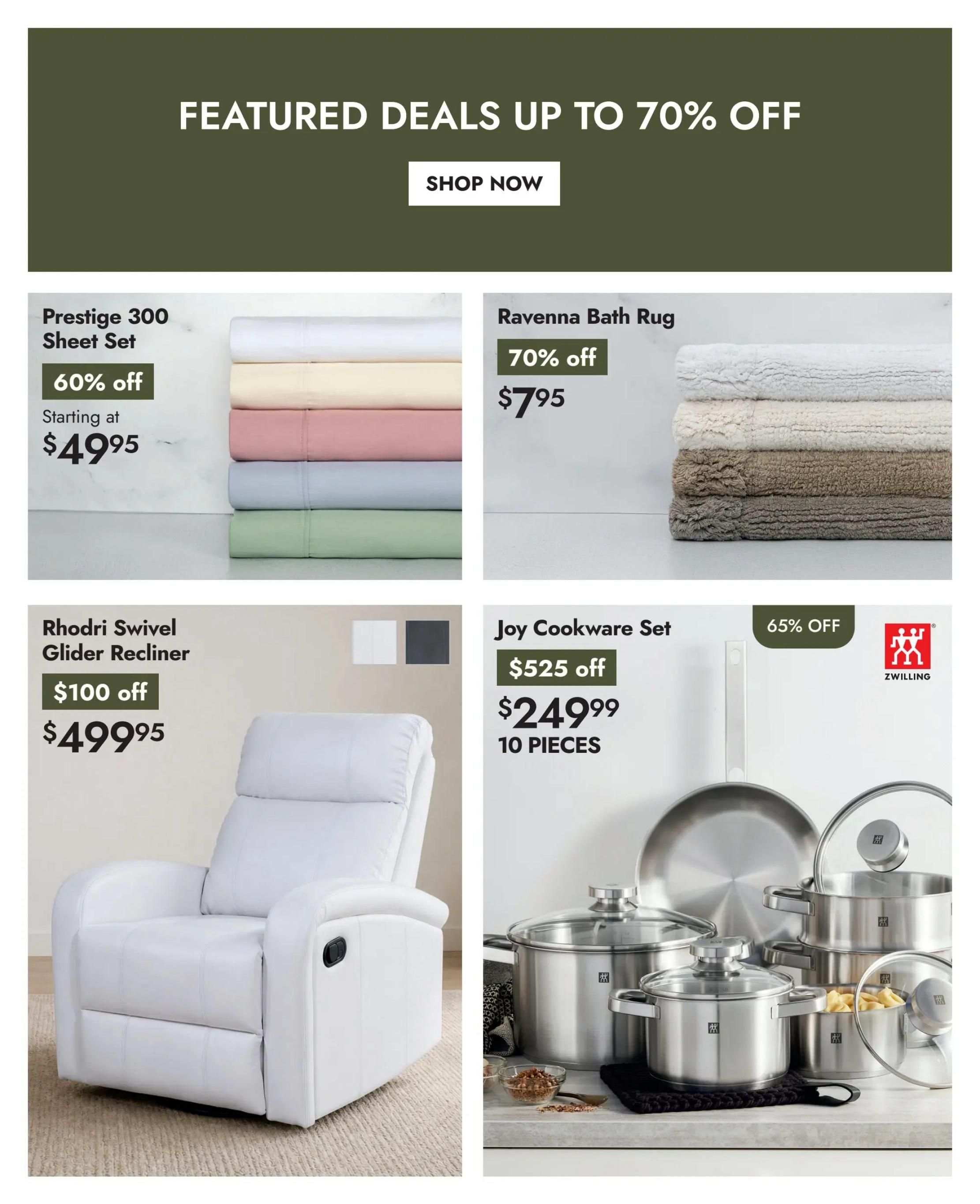 Linen Chest Flyer May 27 to June 21