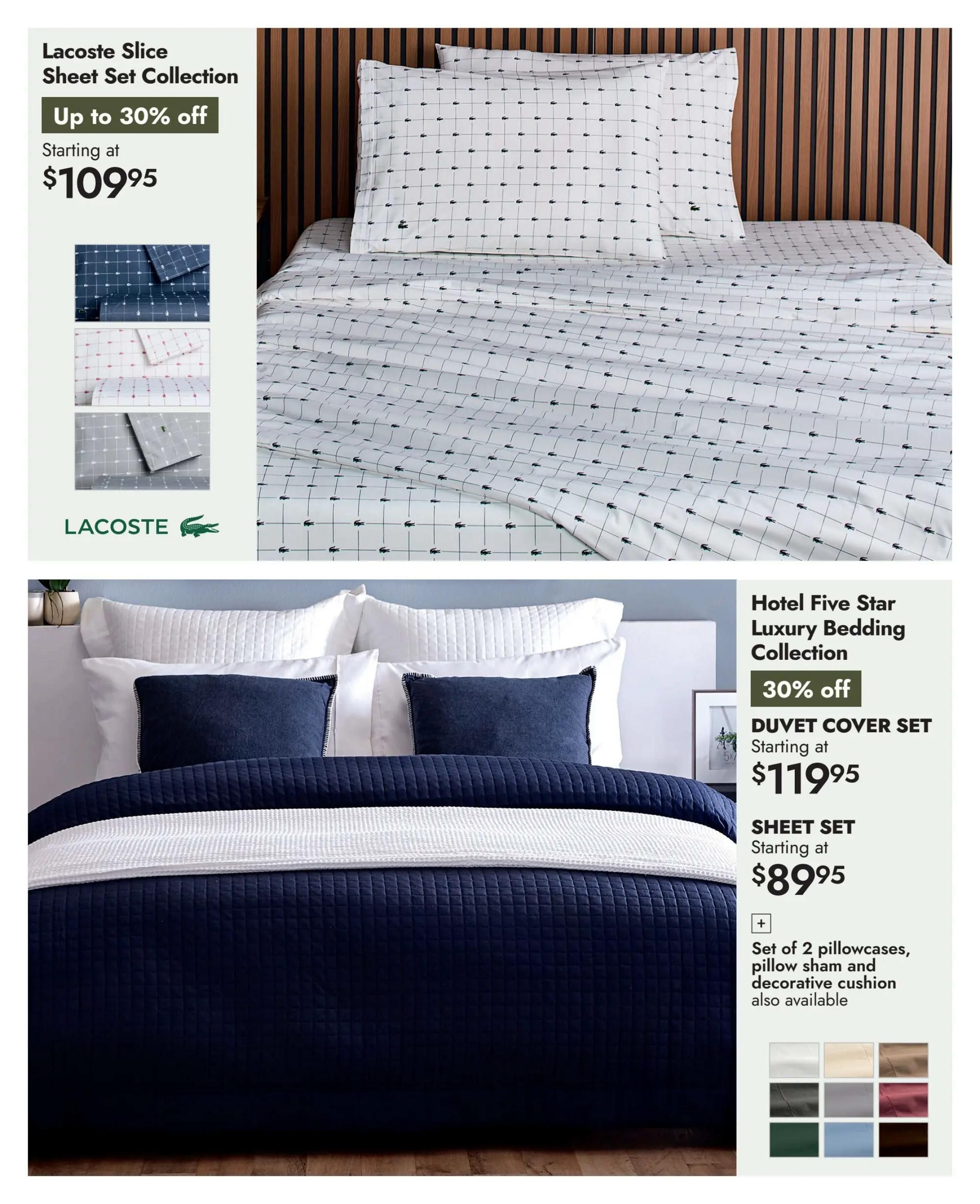 Linen Chest Flyer May 27 to June 21