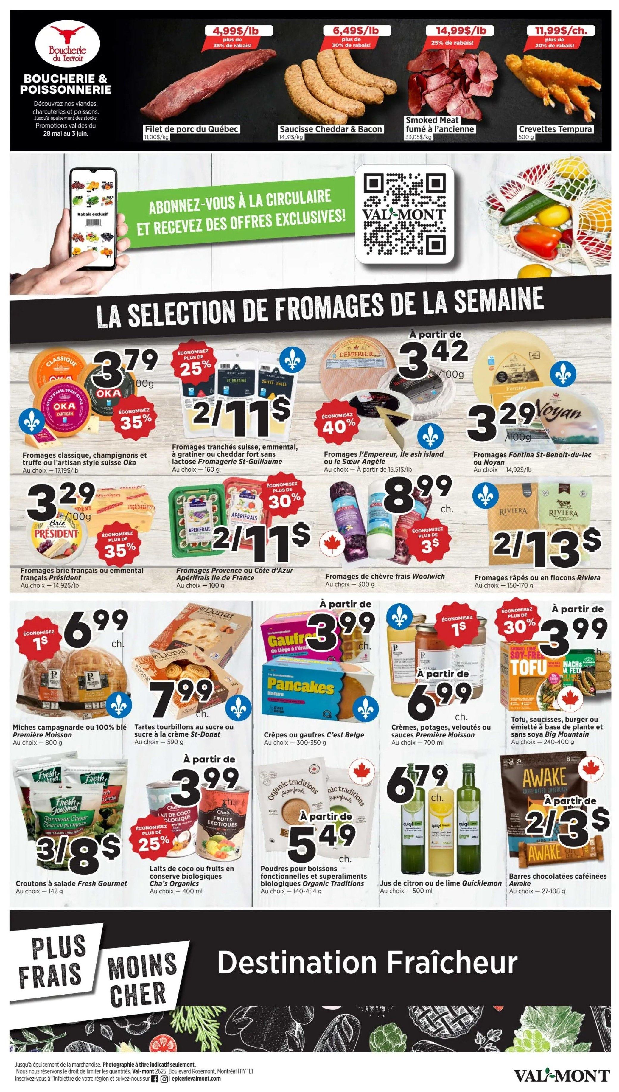 Val-Mont Flyer May 28 to June 3