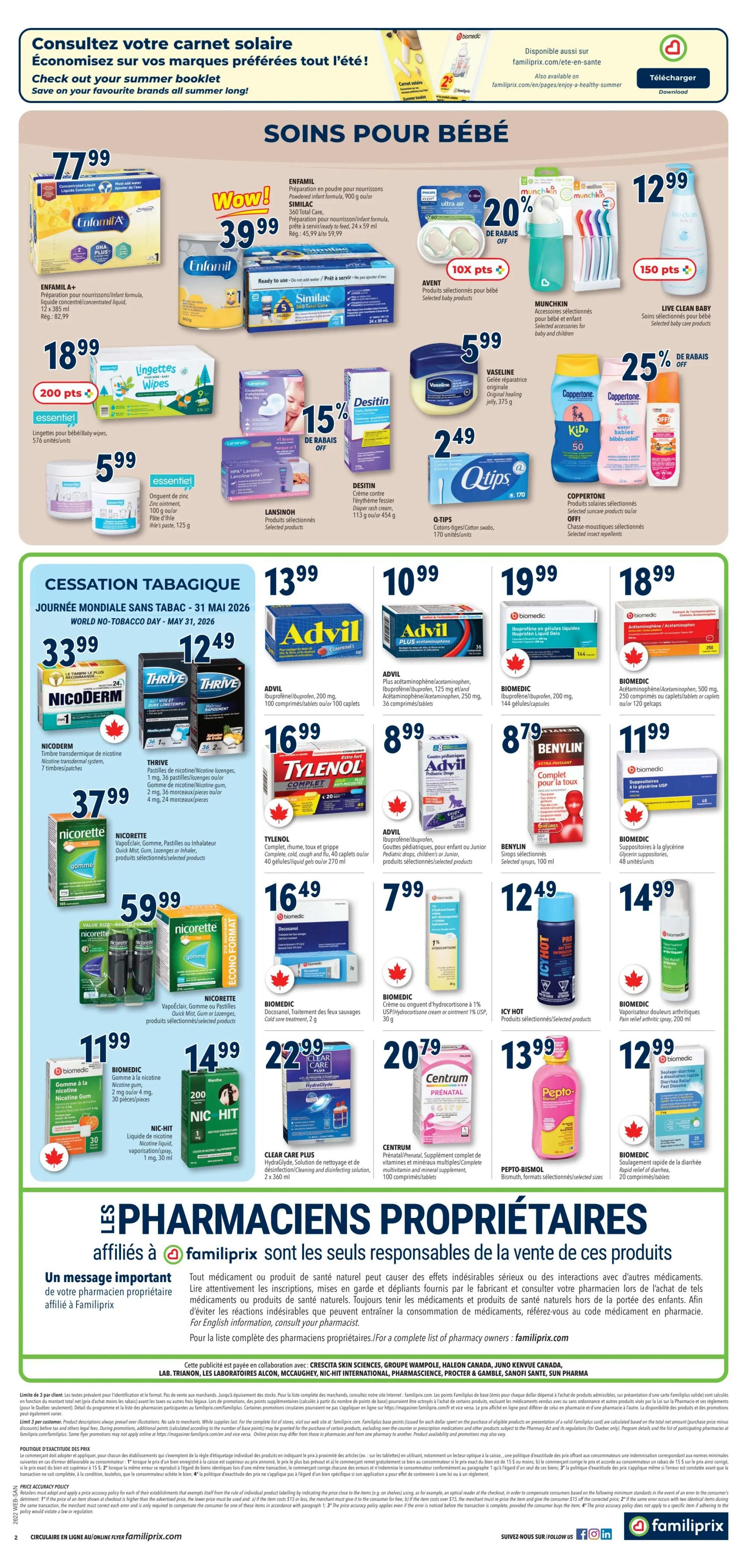 Familiprix Sante Flyer May 28 to June 3