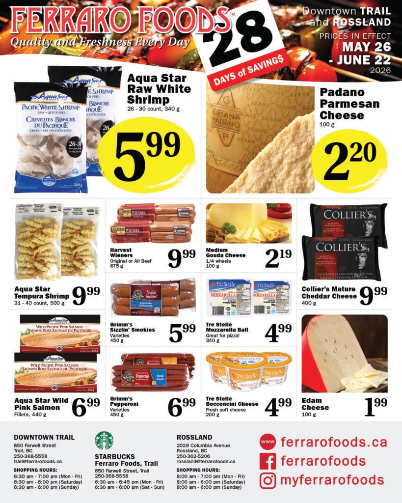 Ferraro Foods Monthly Flyer May 26 to June 22