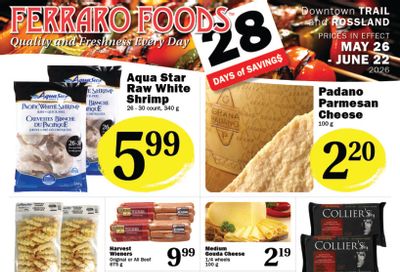 Ferraro Foods Monthly Flyer May 26 to June 22