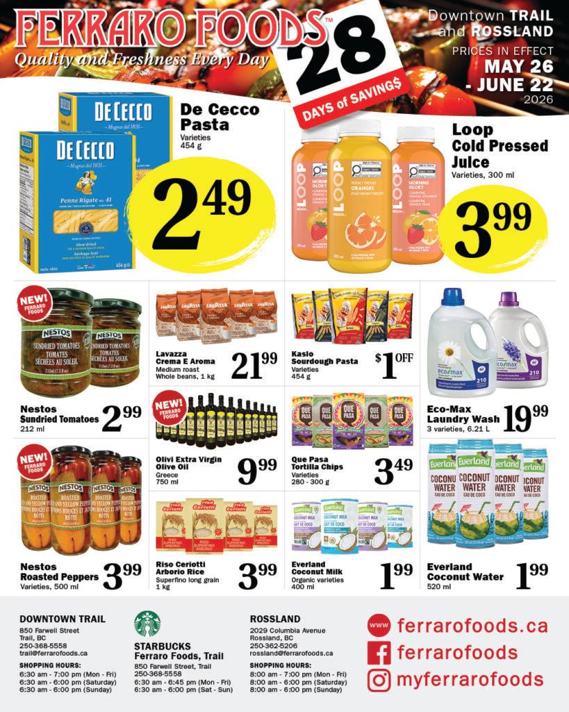 Ferraro Foods Monthly Flyer May 26 to June 22