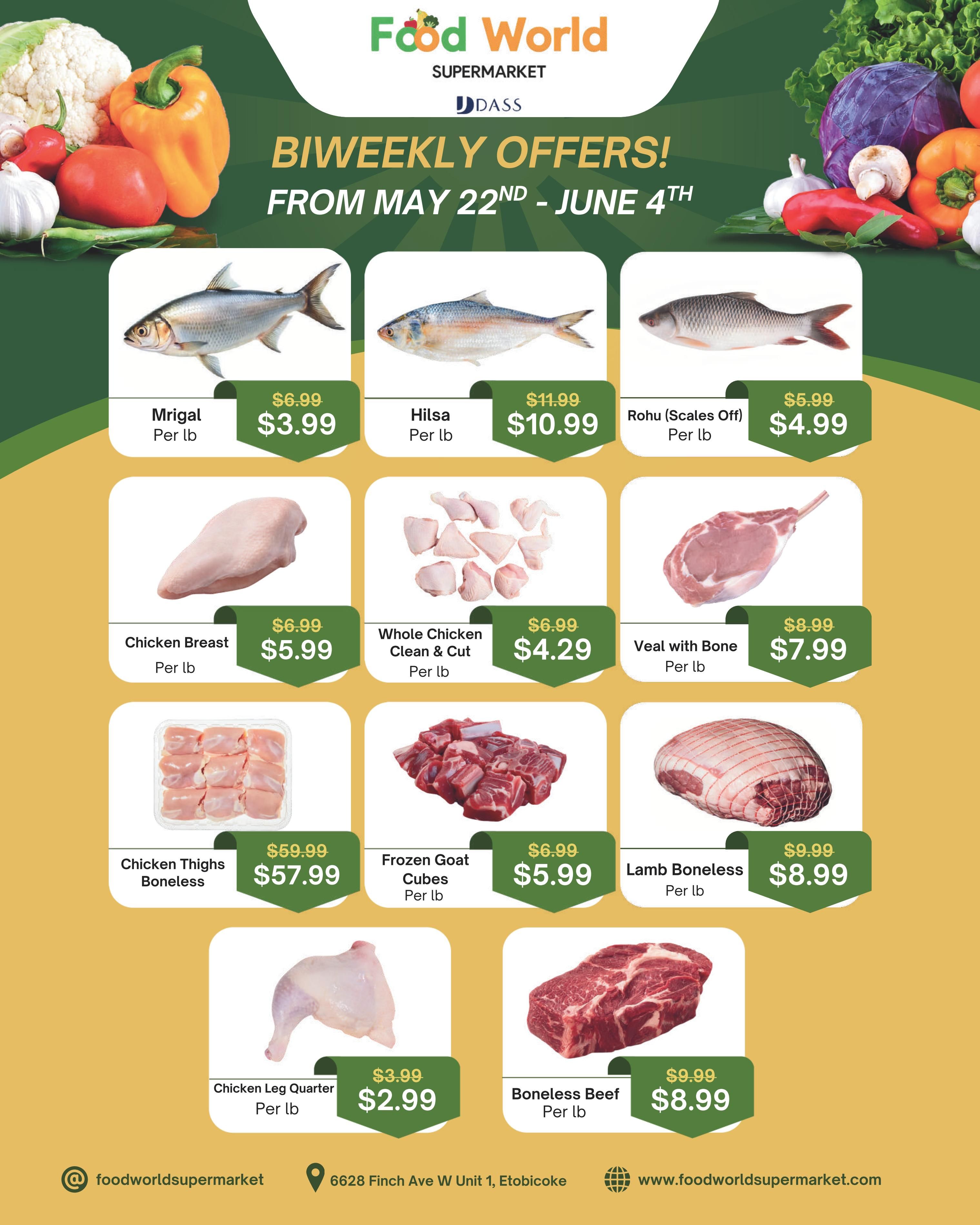 Food World Supermarket Flyer May 22 to June 4 