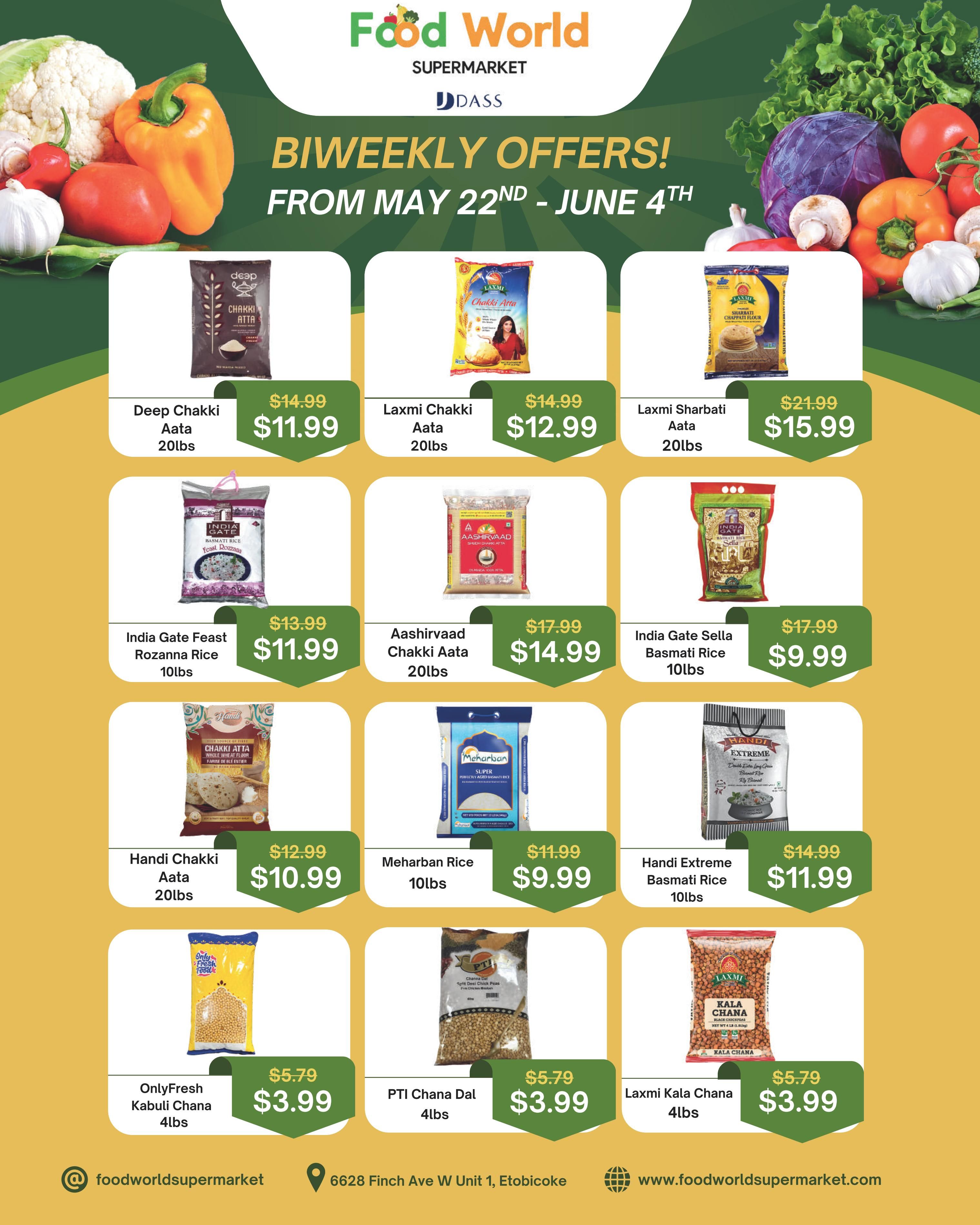 Food World Supermarket Flyer May 22 to June 4 