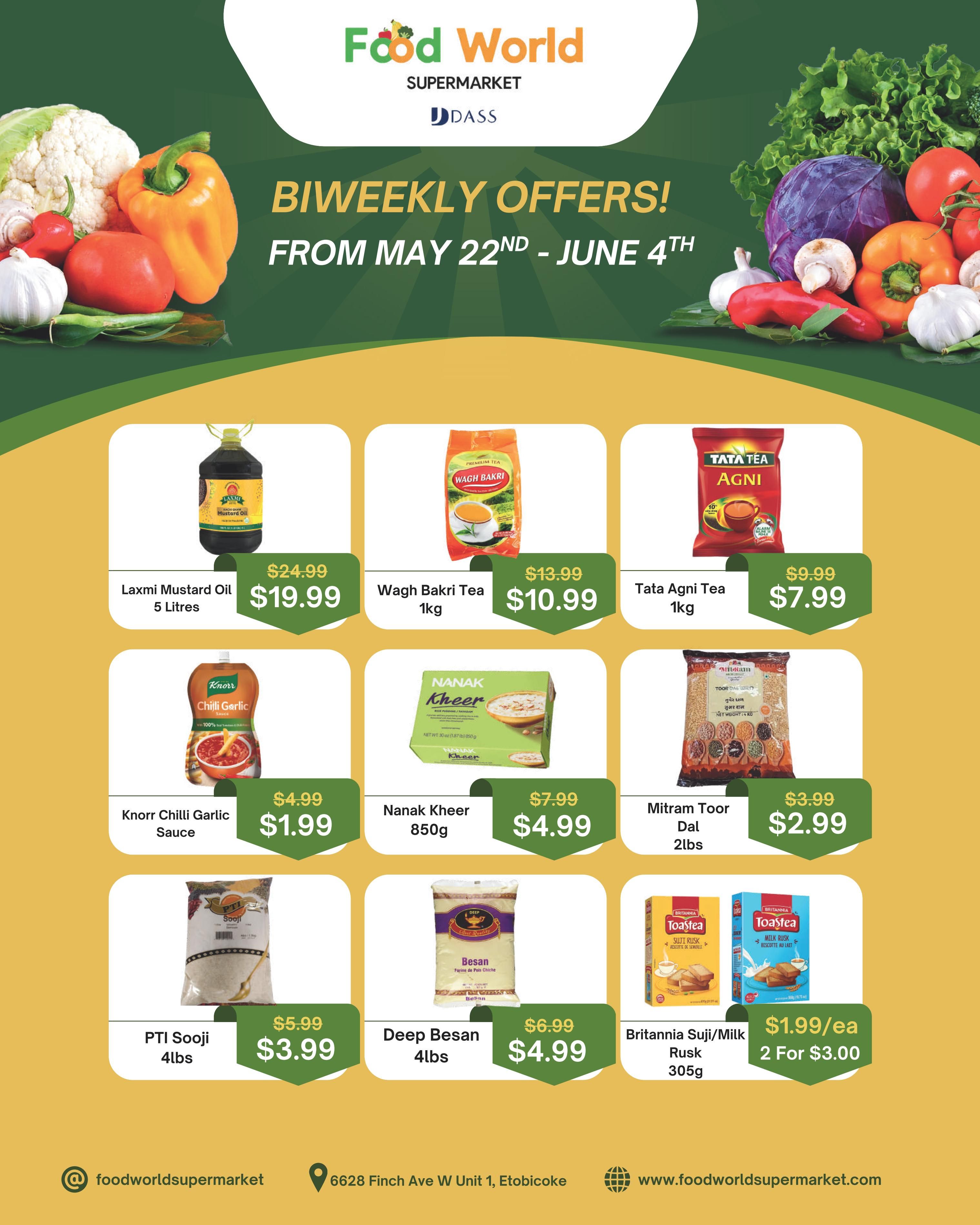 Food World Supermarket Flyer May 22 to June 4 