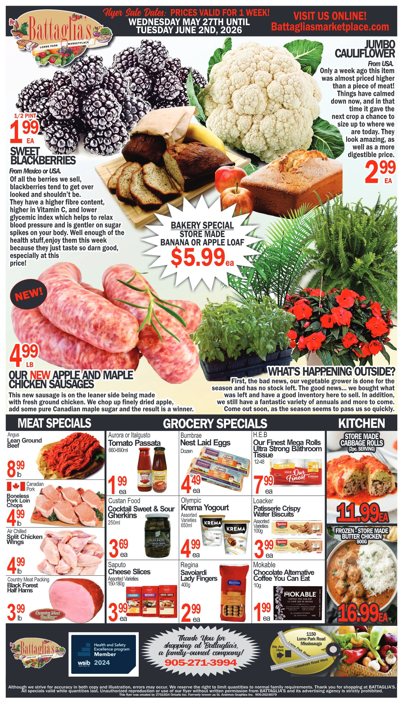 Battaglia's Marketplace Flyer May 27 to June 2