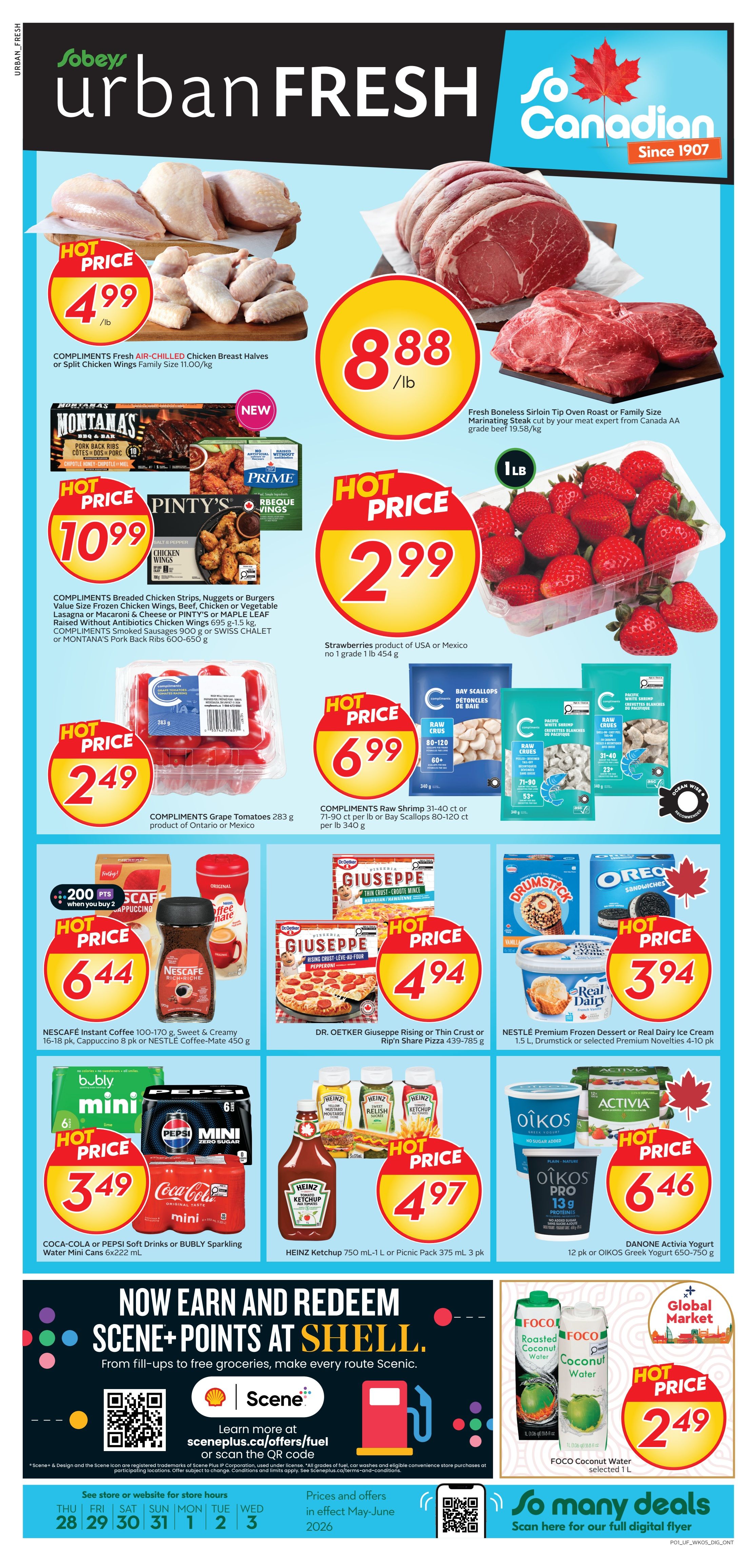 Sobeys Urban Fresh Flyer May 28 to June 3