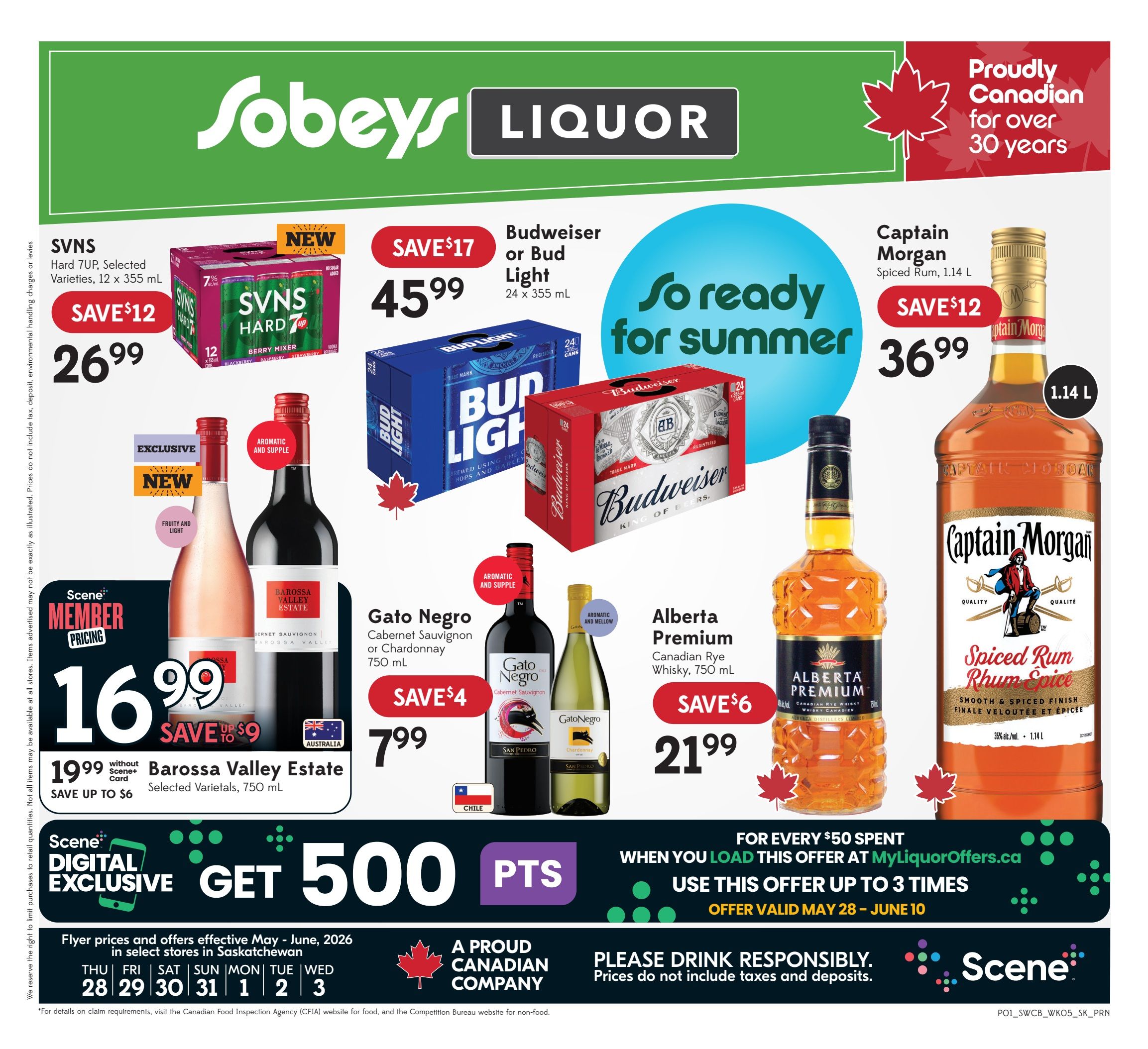 Sobeys (SK) SWCB Flyer May 28 to June 3