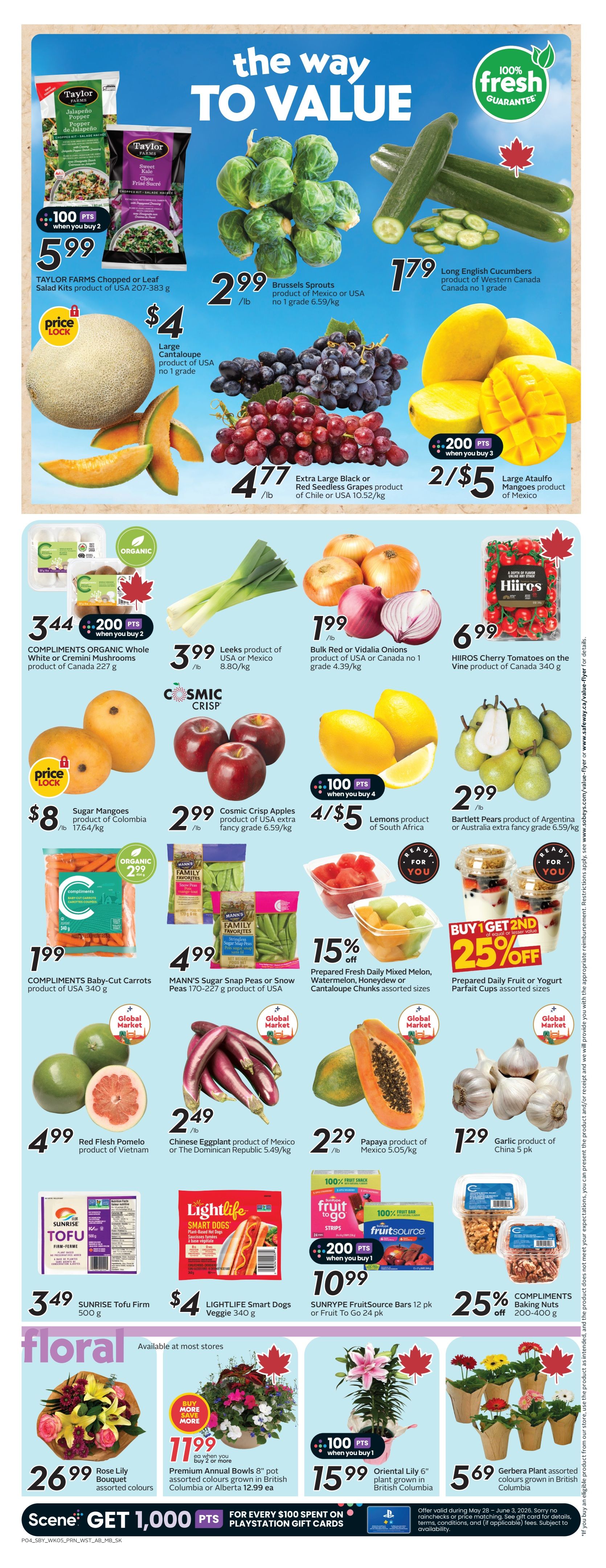 Sobeys/Safeway (AB) Flyer May 28 to June 3